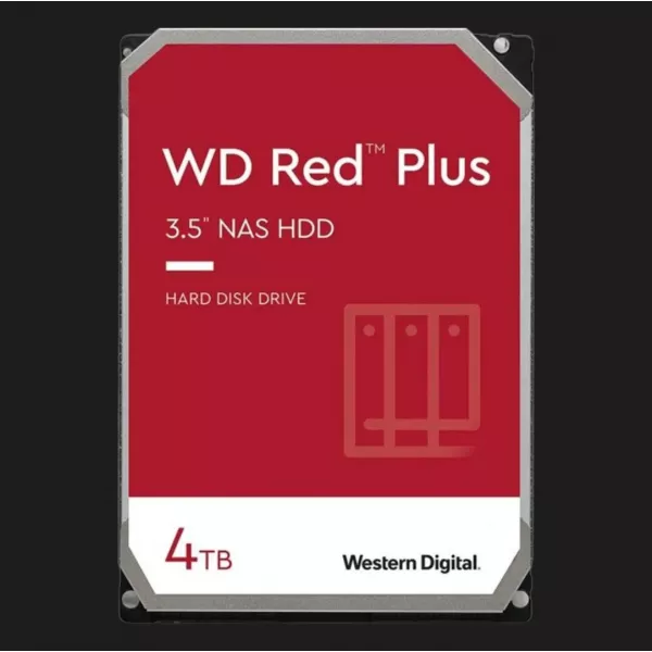 Жорсткий диск Western Digital Red Plus 4TB 3.5