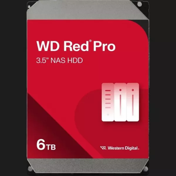 Жорсткий диск Western Digital Red Pro 6TB 3.5