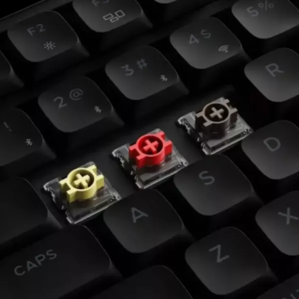 Ігрова клавіатура Keychron J1 82 Key RGB K Pro Banana (Black) (J1-H4-UA)