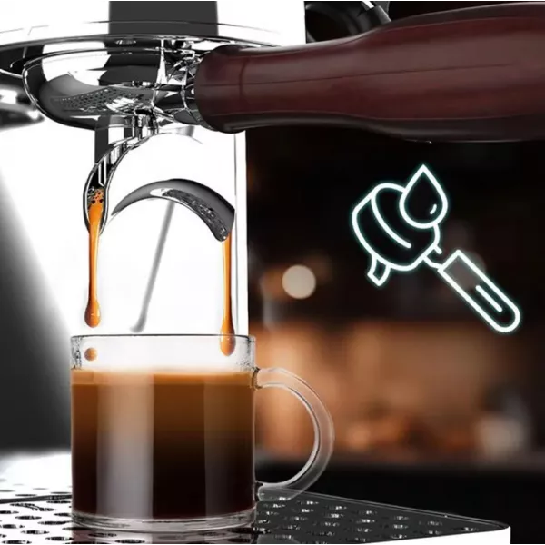 Кавоварка ріжкова Cecotec Baristeo Intima (Silver)