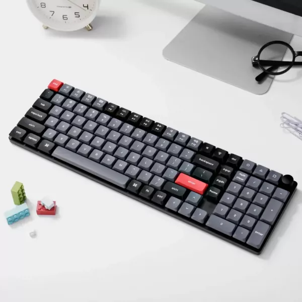 Ігрова клавіатура Keychron K17 Pro 103 Key RGB Hot-swap Gateron MX 2.0 Brown (Black) (K17P-H3-UA)