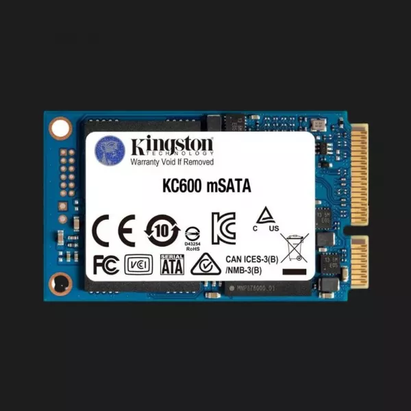 Накопичувач SSD Kingston KC600 256GB mSATA (SKC600MS/256G)