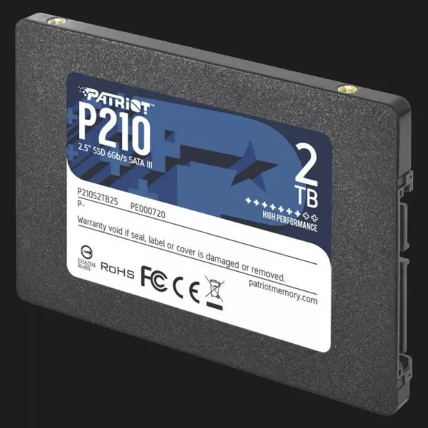 Накопичувач SSD Patriot P210 2TB SATA (P210S2TB25)