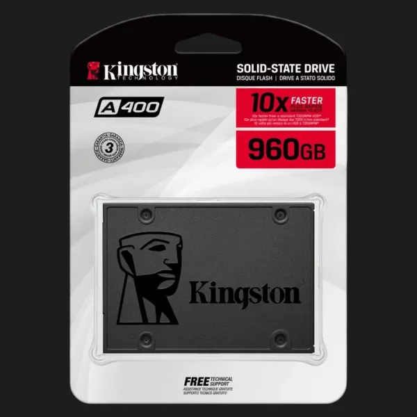 Накопичувач SSD Kingston A400 960GB SATA (SA400S37/960G)