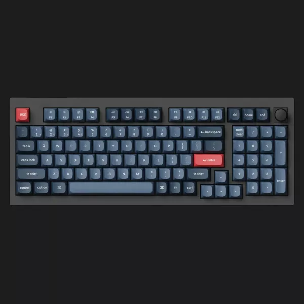 Ігрова клавіатура Keychron V5 Max 100 Key RGB Hot-Swap Gateron Jupiter Brown (Black) (V5M-D3-UA)