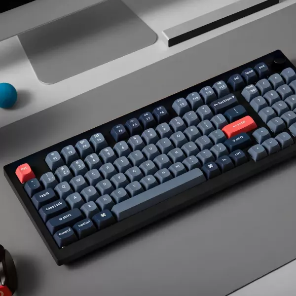 Ігрова клавіатура Keychron V5 Max 100 Key RGB Hot-Swap Gateron Jupiter Brown (Black) (V5M-D3-UA)