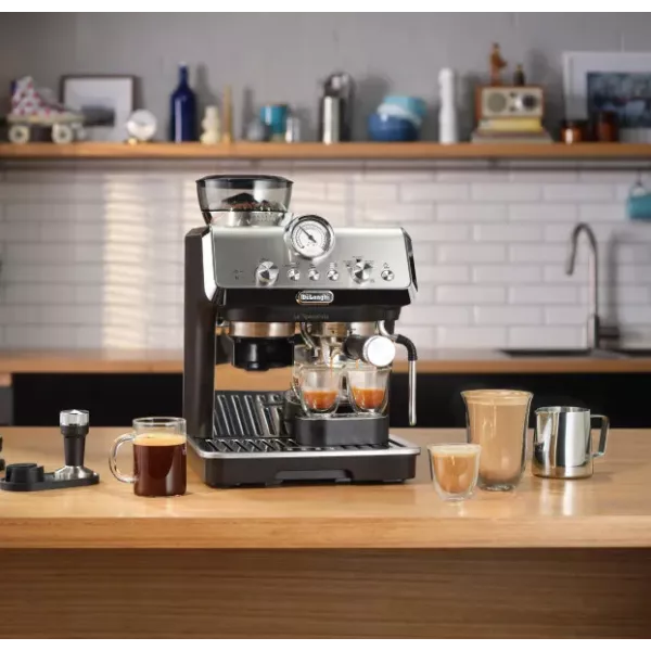 Кавоварка ріжкова DeLonghi EC 9155 MB (Silver)
