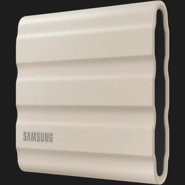 Зовнішній SSD-накопичувач Samsung T7 Shield 2TB (Beige)