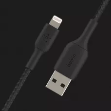 Кабель Belkin Braided Lightning Cable 2m (Black)