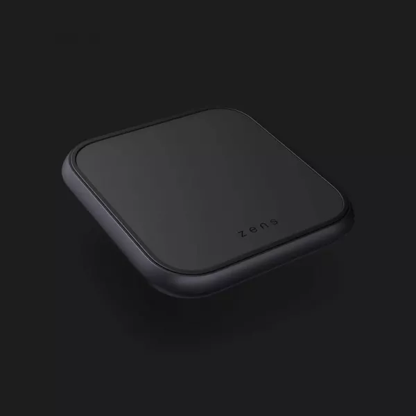 Бездротовий зарядний пристрій Zens Single Aluminium Wireless Charger 18W (Black) (ZESC14B/00)