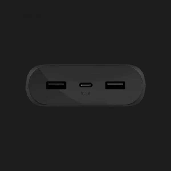 Портативний акумулятор Power Bank Belkin 20000mAh, 15W, Dual USB-A, USB-C (Black)