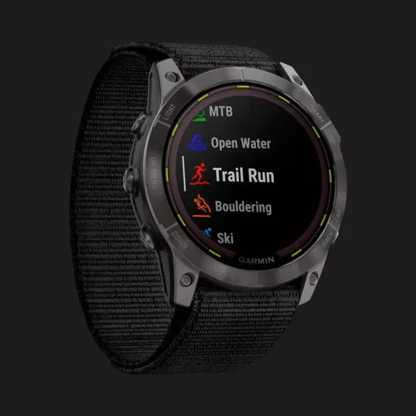 Garmin Enduro 2 Carbon Gray DLC Titanium with Black UltraFit Nylon Strap