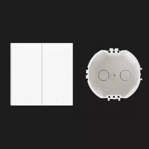 Розумний вимикач Aqara Smart Wall Switch H1 (with neutral, double rocker)