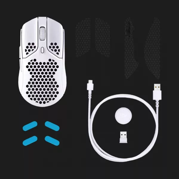 Ігрова миша HyperX Pulsefire Haste Wireless (White) (UA)