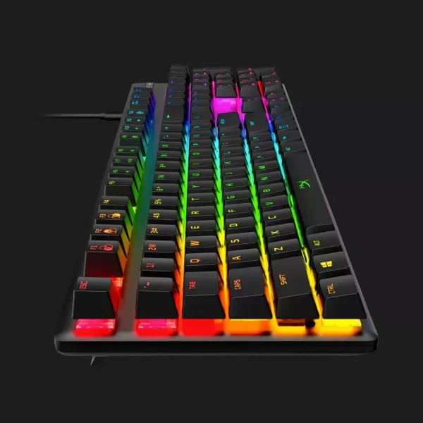 Клавіатура ігрова HyperX Alloy Origins Red USB RGB (Black) (UA)
