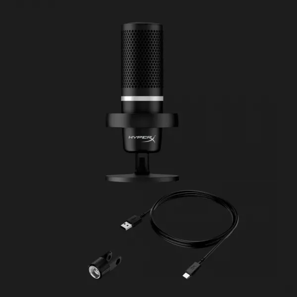 Мікрофон HyperX DuoCast RGB (Black) (UA)