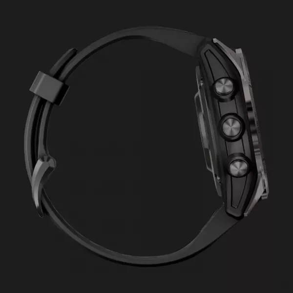 Garmin Fenix 7S Pro Sapphire Solar Carbon Gray DLC Titanium with Black Band