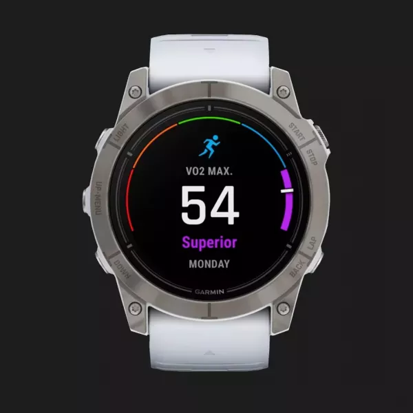 Garmin Epix Pro (Gen 2) Sapphire 51mm Titanium with Whitestone Band