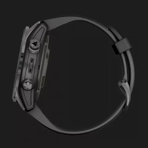 Garmin Epix Pro (Gen 2) Sapphire 42mm Carbon Gray DLC Titanium with Black Band