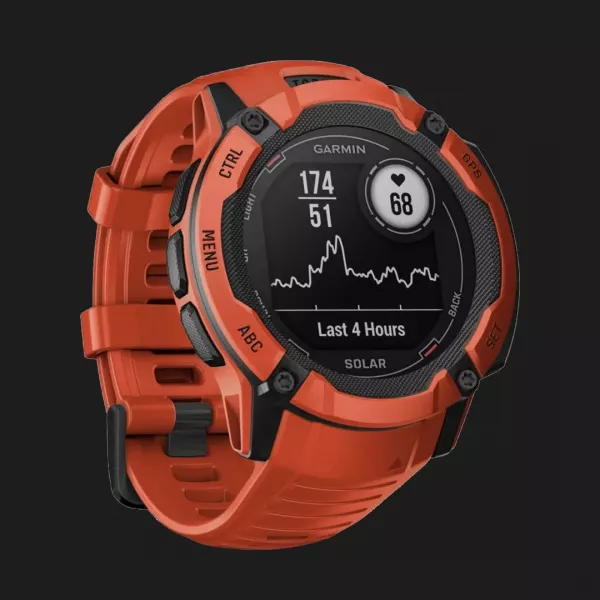 Garmin Instinct 2X Solar Flame Red