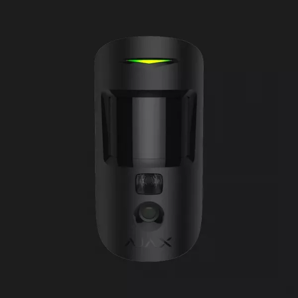 Датчик руху з камерою Ajax MotionCam, PhOD, бездротовий, Jeweller, (Black)