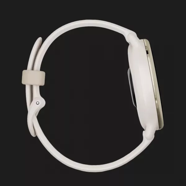 Garmin Vivoactive 5 Cream Gold Aluminum Bezel with Ivory Case and Silicone Band