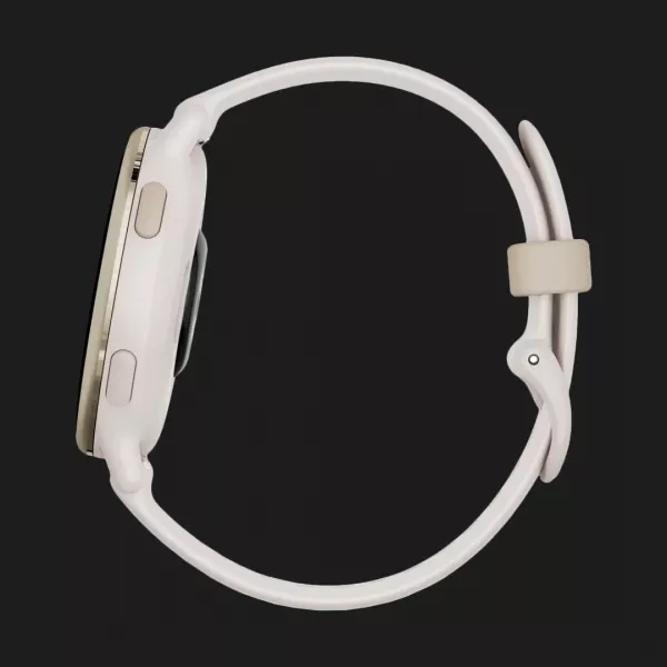 Garmin Vivoactive 5 Cream Gold Aluminum Bezel with Ivory Case and Silicone Band