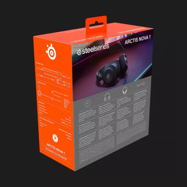 Ігрова гарнітура SteelSeries Arctis Nova 1 (Black)