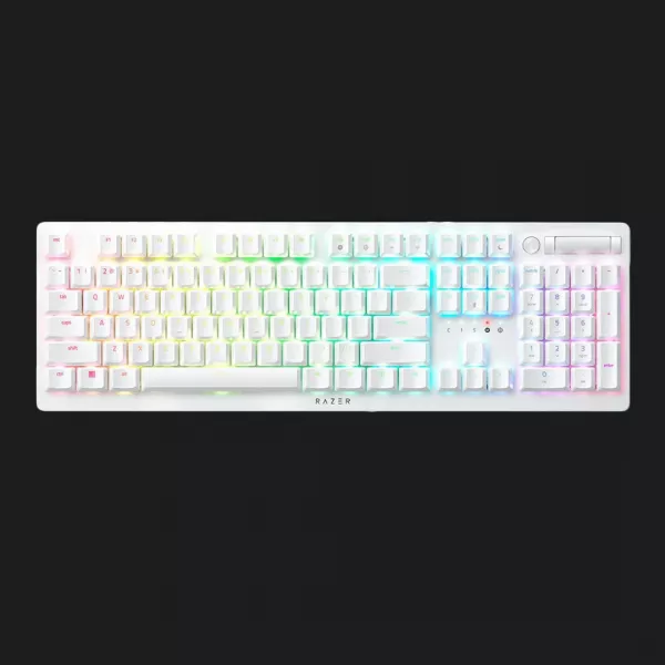 Клавіатура механічна RAZER DeathStalker V2 Pro, Purple Switch, (White) (RZ03-04363500-R3M1) (UA)