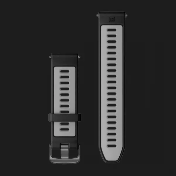 Ремінець Garmin 22mm Forerunner Black/Powder Gray Bands (010-11251-9Y)