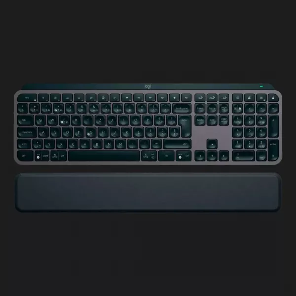Клавіатура бездротова Logitech MX Keys S Plus (Palm Rest Graphite) (UA)