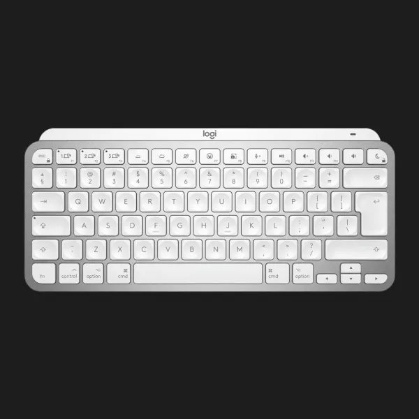 Клавіатура бездротова Logitech MX Keys Mini For Mac Minimalist Wireless Illuminated (Pale Gray) (UA)