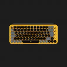 Клавіатура бездротова Logitech Pop Wireless Blast Yellow (UA)