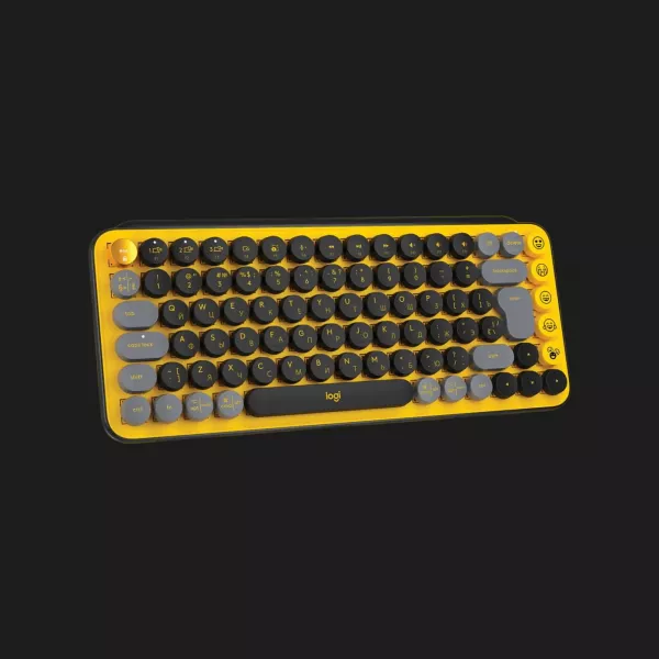 Клавіатура бездротова Logitech Pop Wireless Blast Yellow (UA)