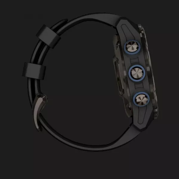 Garmin Descent Mk3i 43mm Carbon Gray DLC Titanium with Black Silicone Band