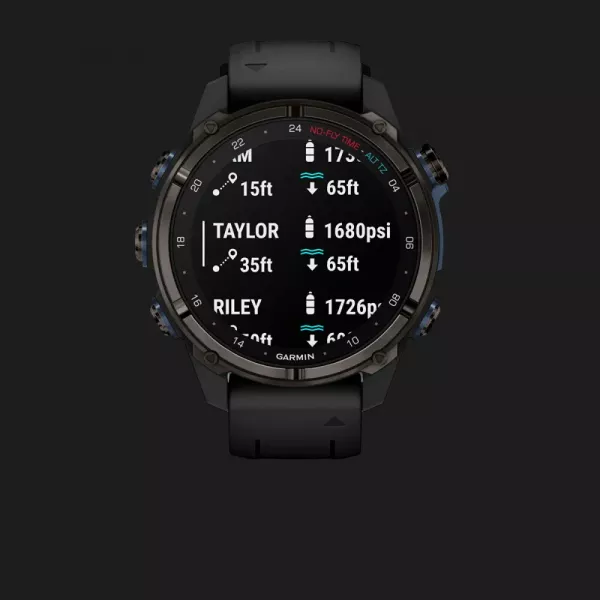 Garmin Descent Mk3i 43mm Carbon Gray DLC Titanium with Black Silicone Band