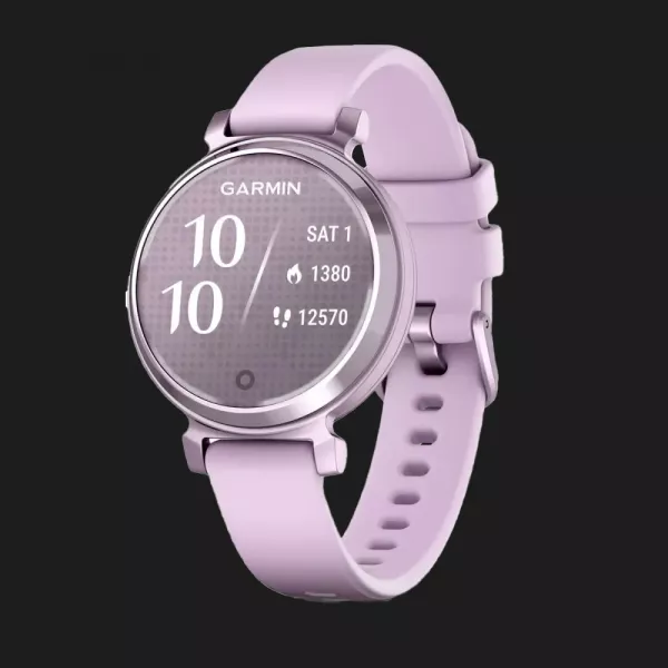 Garmin Lily 2 Metallic Lilac with Lilac Silicone Band