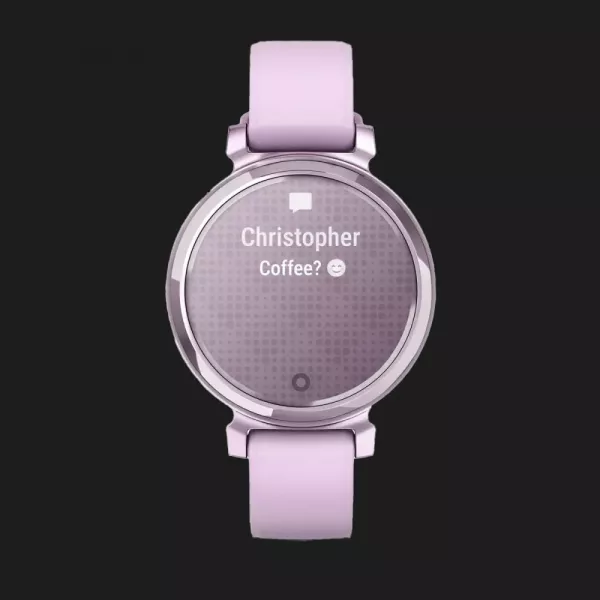 Garmin Lily 2 Metallic Lilac with Lilac Silicone Band