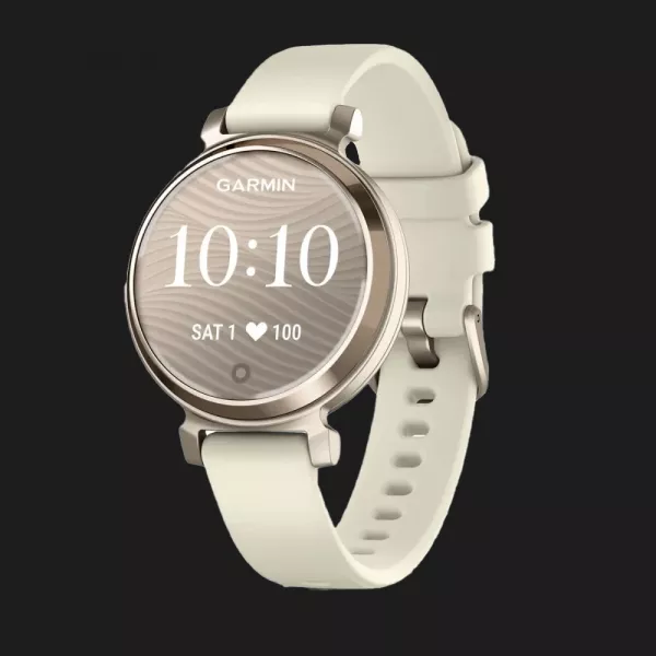 Garmin Lily 2 Cream Gold with Coconut Silicone Band