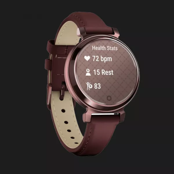 Garmin Lily 2 Classic Dark Bronze with Mulberry Leather Band