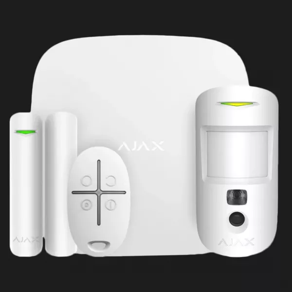 Комплект охоронної сигналізації Ajax StarterKit Cam (White)
