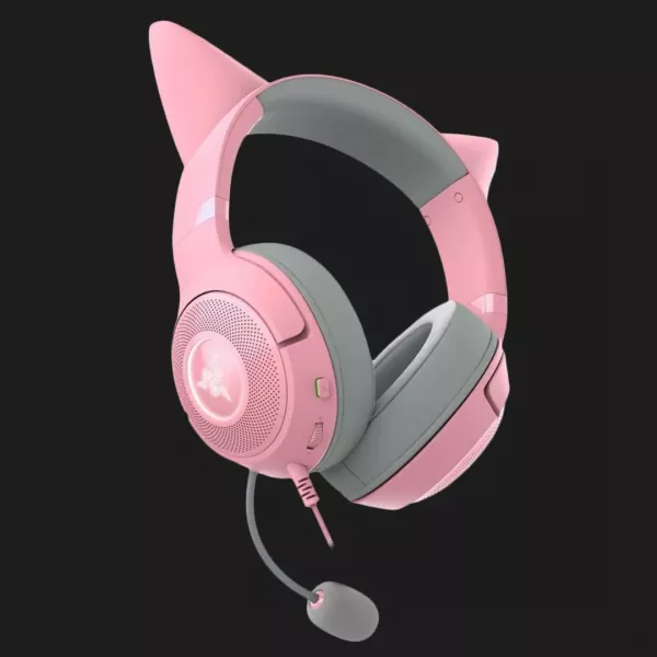 Ігрова гарнітура RAZER Kraken Kitty V2 (Quartz) (RZ04-04730200-R3M1) (UA)