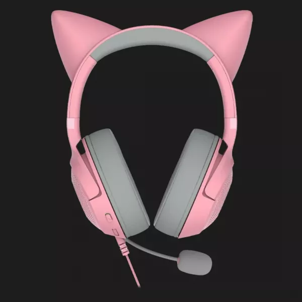 Ігрова гарнітура RAZER Kraken Kitty V2 (Quartz) (RZ04-04730200-R3M1) (UA)