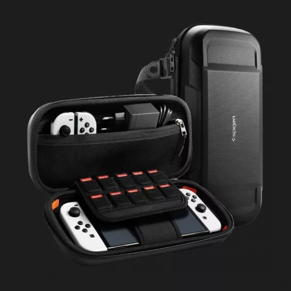 Чохол Spigen Rugged Armor Pro Pouch для Nintendo Switch/Switch OLED (Black)
