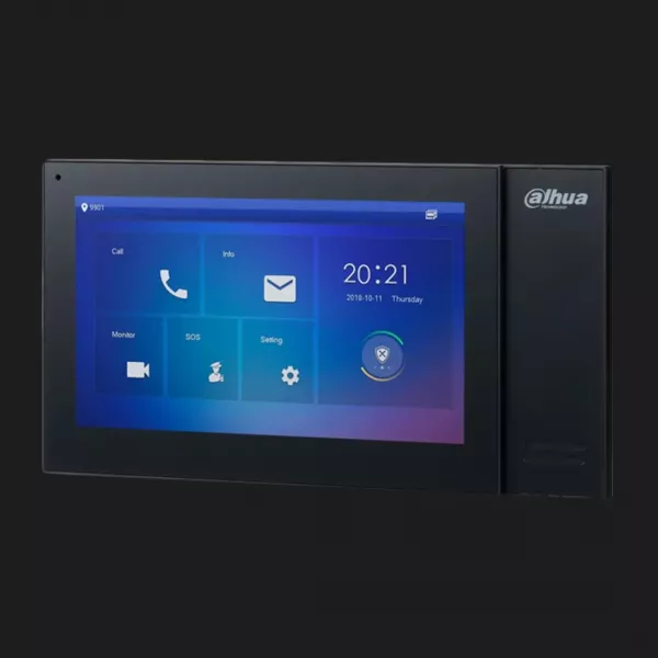 IP відеодомофон Dahua DHI-VTH2421FB-P (Black)
