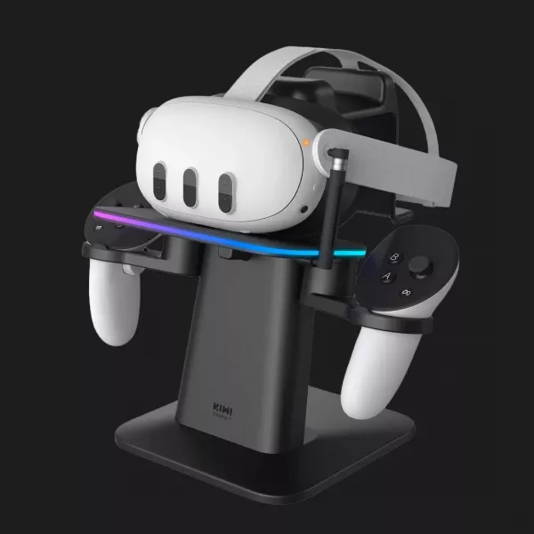 Зарядна станція KIWI RGB Еlite Charge Station для Meta Quest 2/3/3s/Pro (SP) (Black)