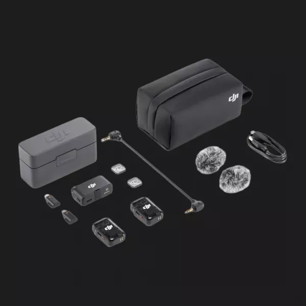 Мікрофонна радіосистема DJI Mic 2 (2TX+1RX+Charging Case)
