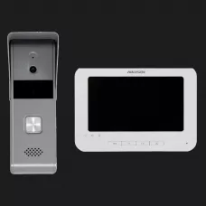 Комплект відеодомофону Hikvision DS-KIS203T (White)