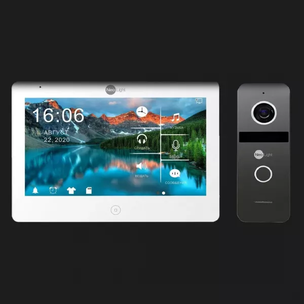 Комплект відеодомофону Neolight Mezzo HD WiFi / Solo FHD (Graphite)