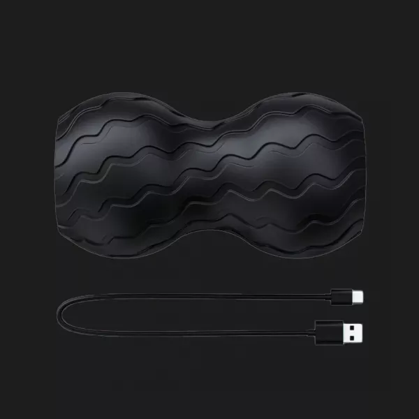 Вібруючий масажний ролер Theragun Wave Duo